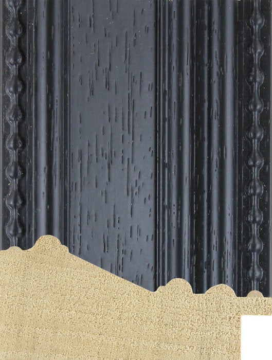 VIRGINIA | 68mm Black, Wood Frame