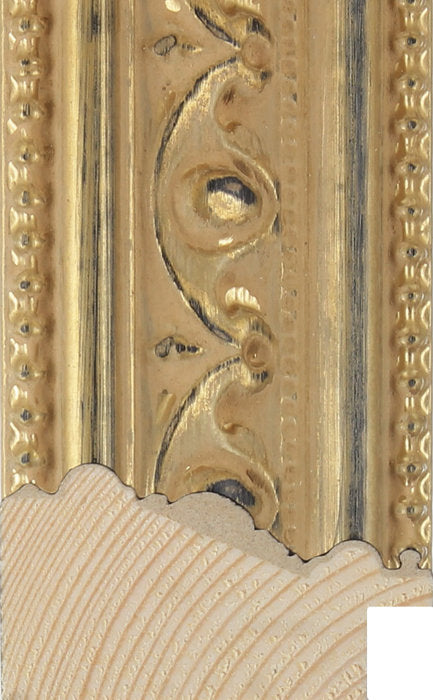 CHARLOTTE | 55mm Gold Wood Frame