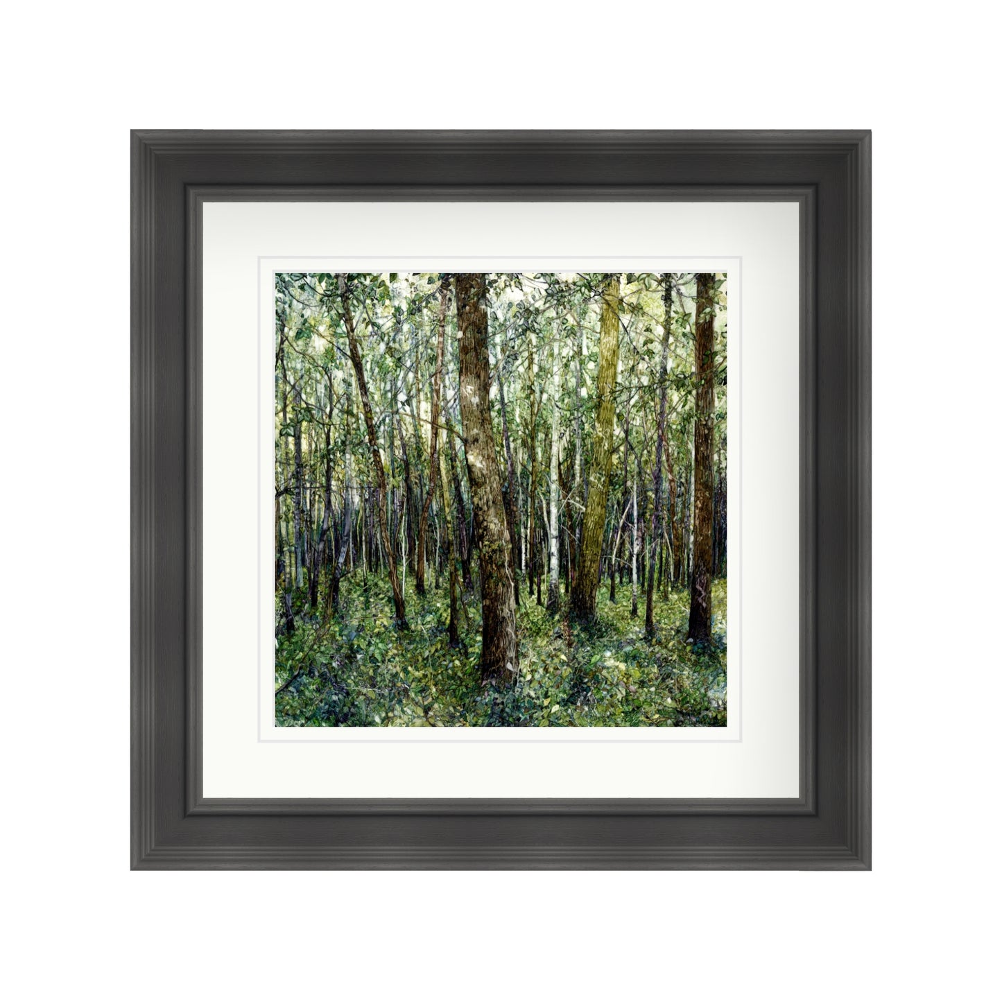 Square Alcohol Inks Summer Woods