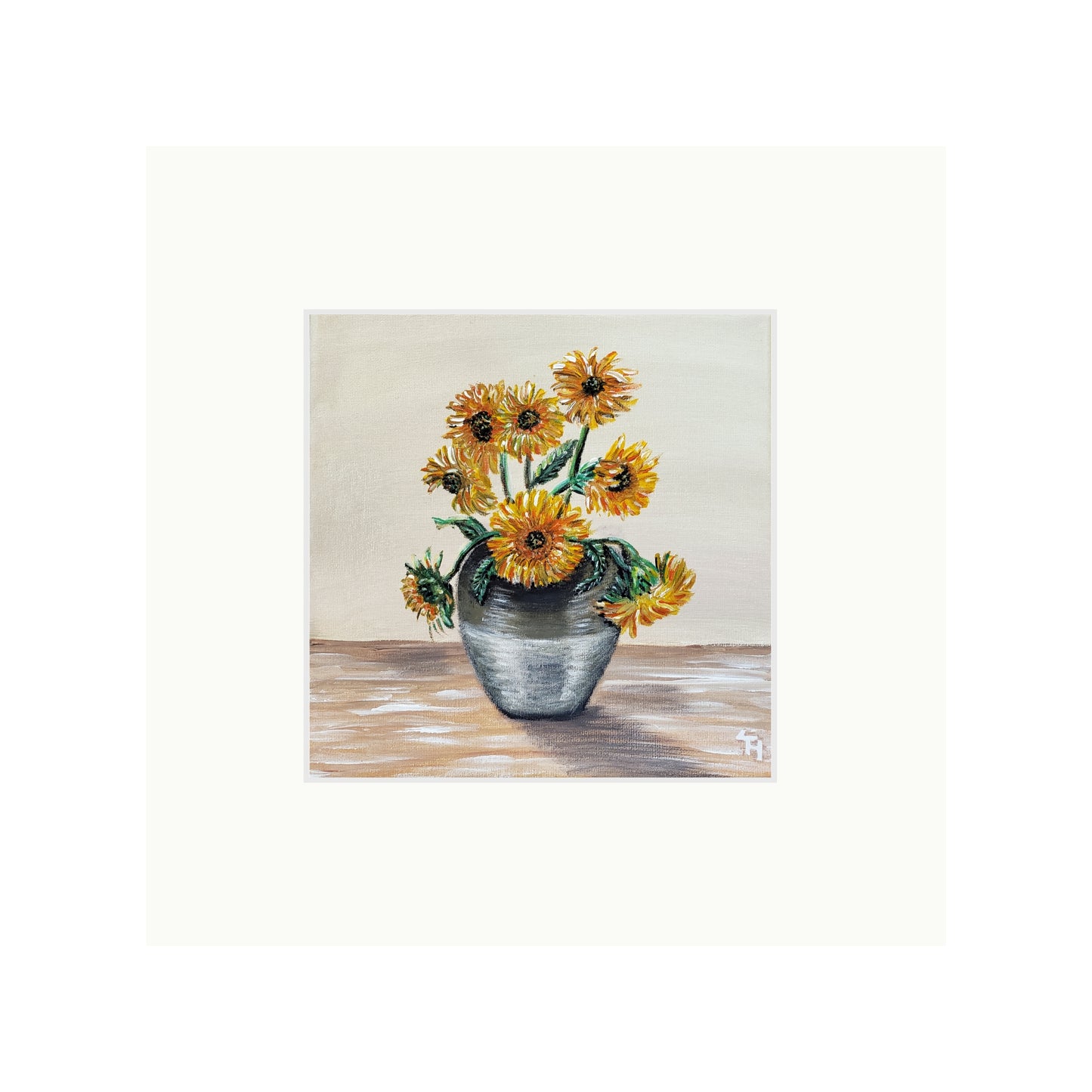VG Inspired Sunflower Vase
