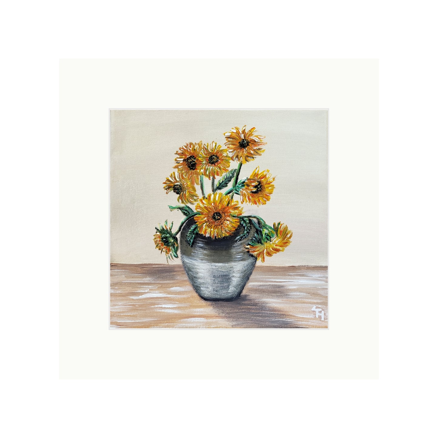 VG Inspired Sunflower Vase