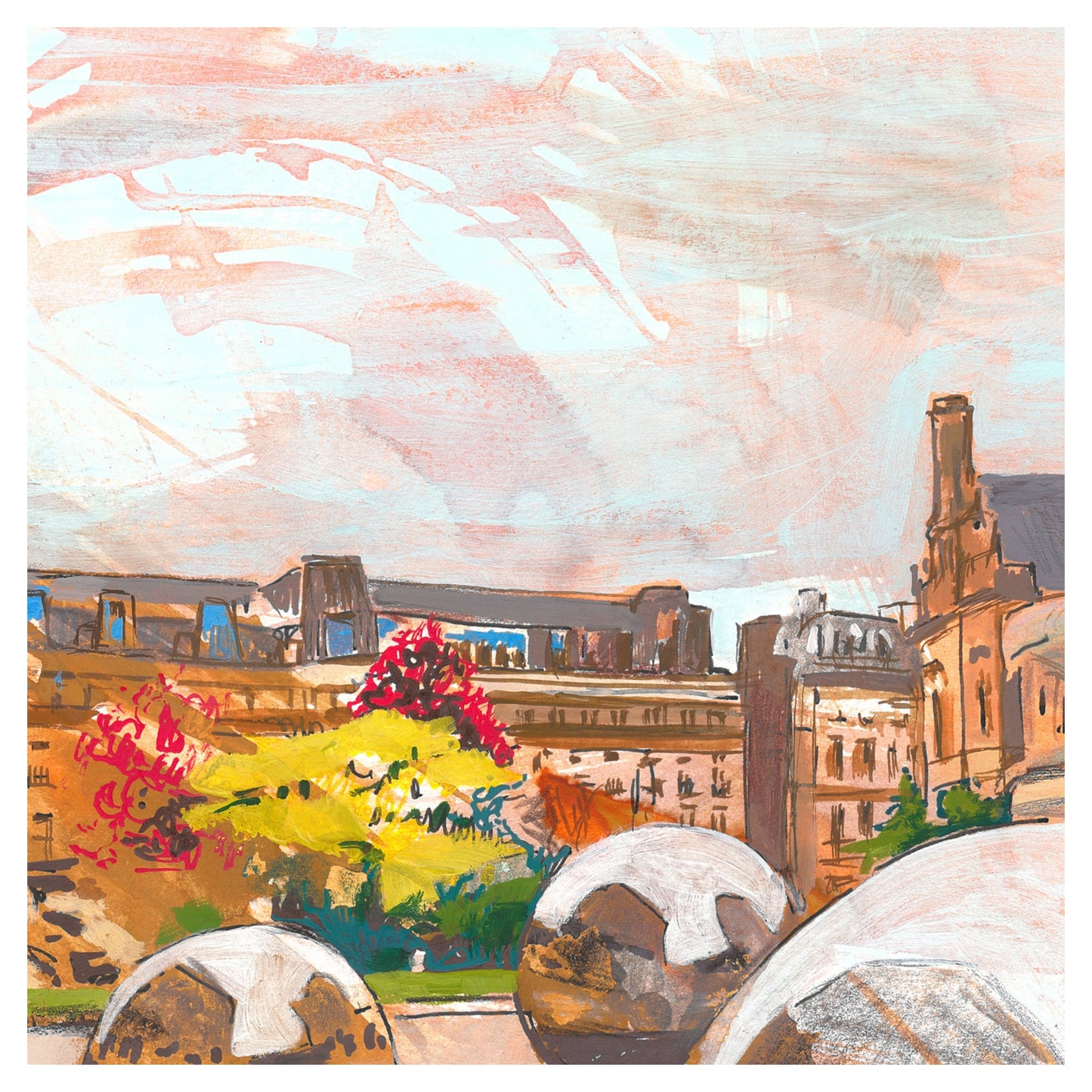Sheffield Peace Garden Autumn
