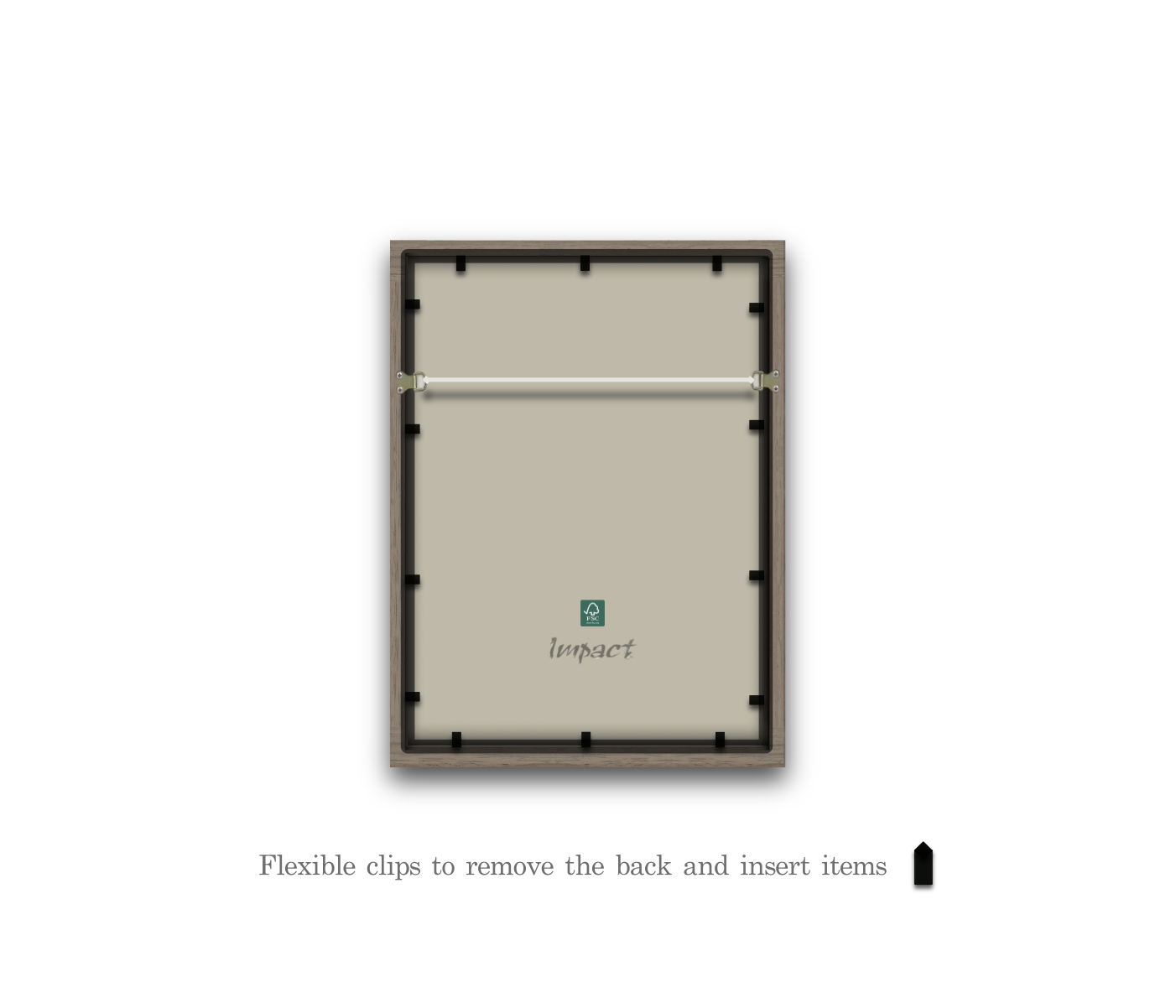 LOFT | 20mm Grey Frame - 30x40cm - Portrait