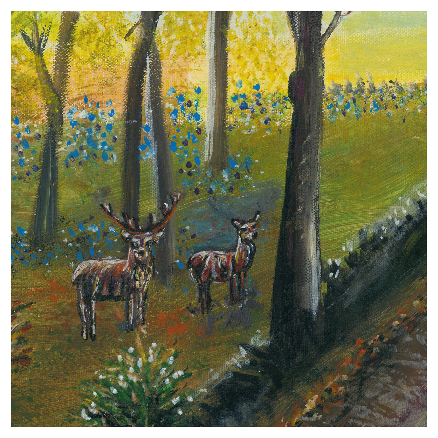 Deers in Autumn