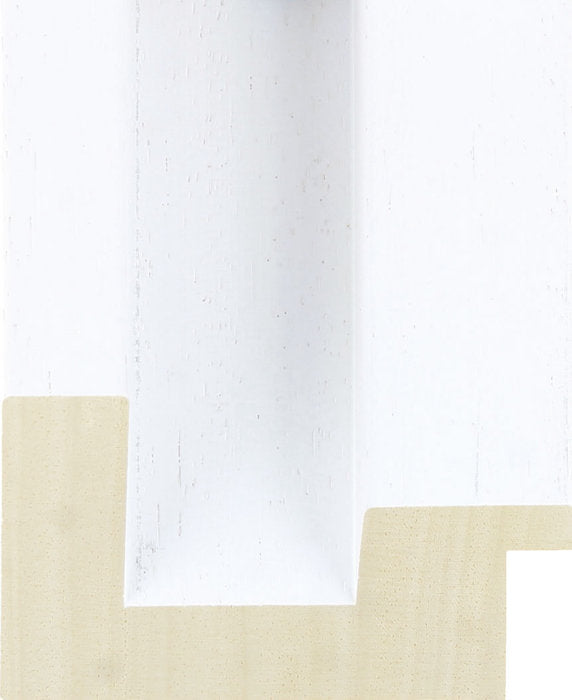 HOCKNEY | 73mm White, Wood Frame