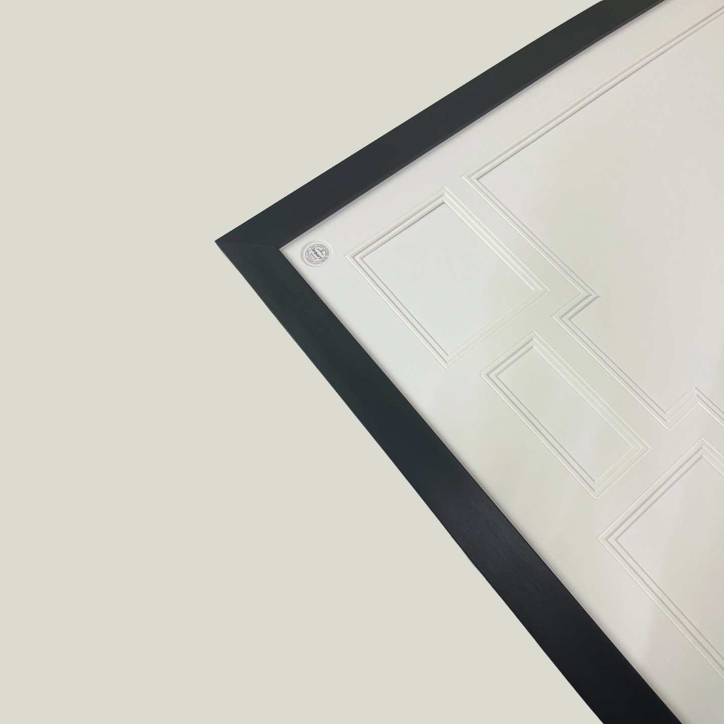 Sport shirt frame - Exclusive white for 2 photos, with shaped collar (DIY)