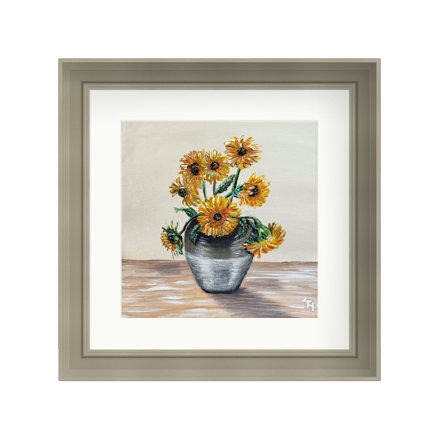 VG Inspired Sunflower Vase