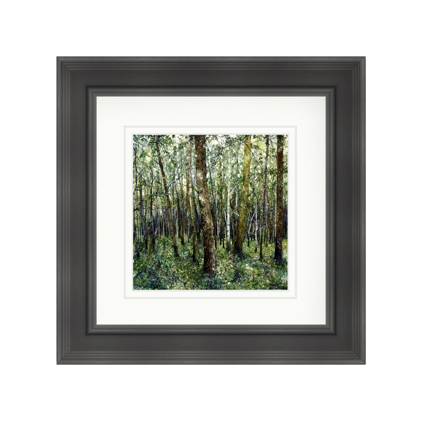 Square Alcohol Inks Summer Woods