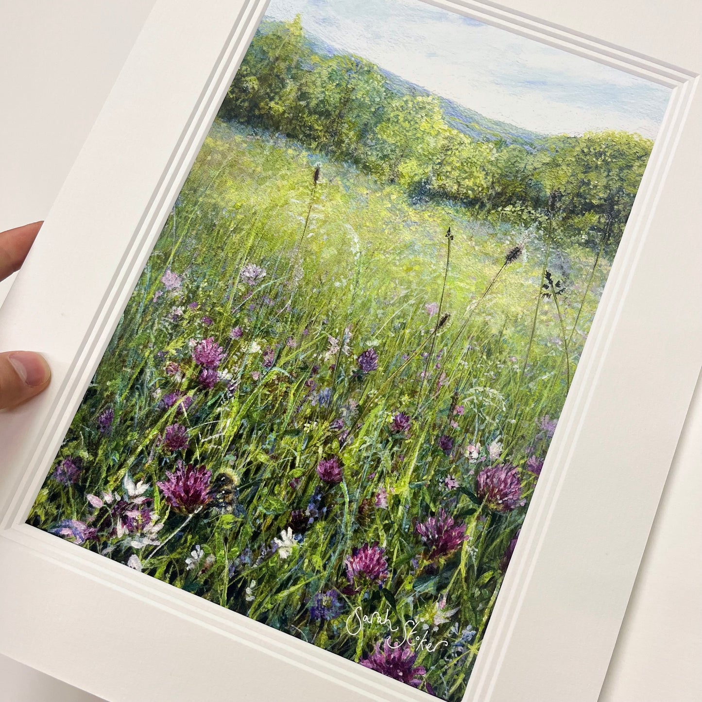 Clover Meadow - Portrait