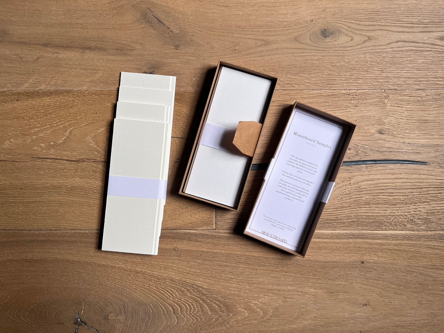 White and Textured Snow White | Mountboard Sample Pack