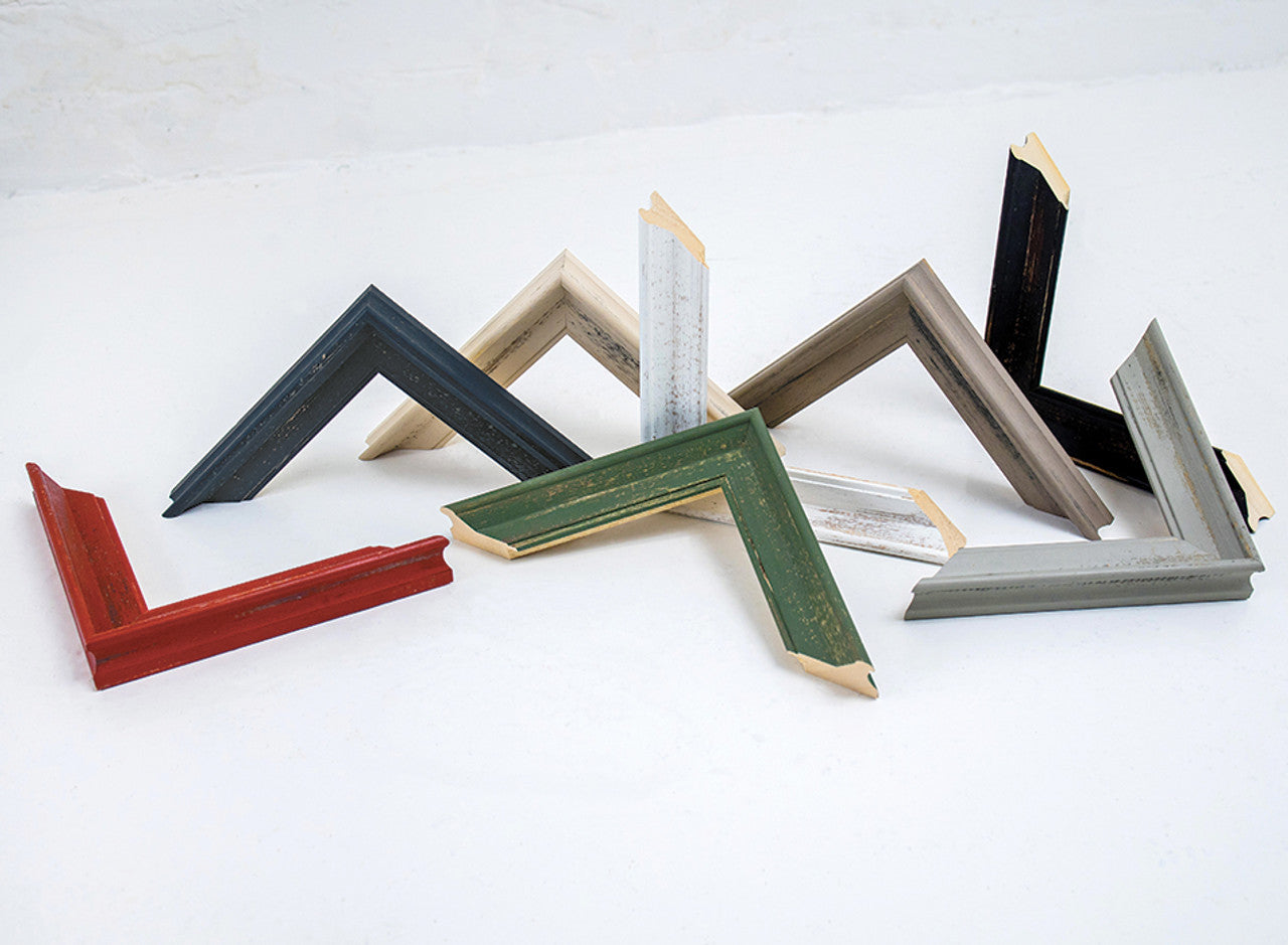 SALCOMBE | 39mm White, Wood Frame