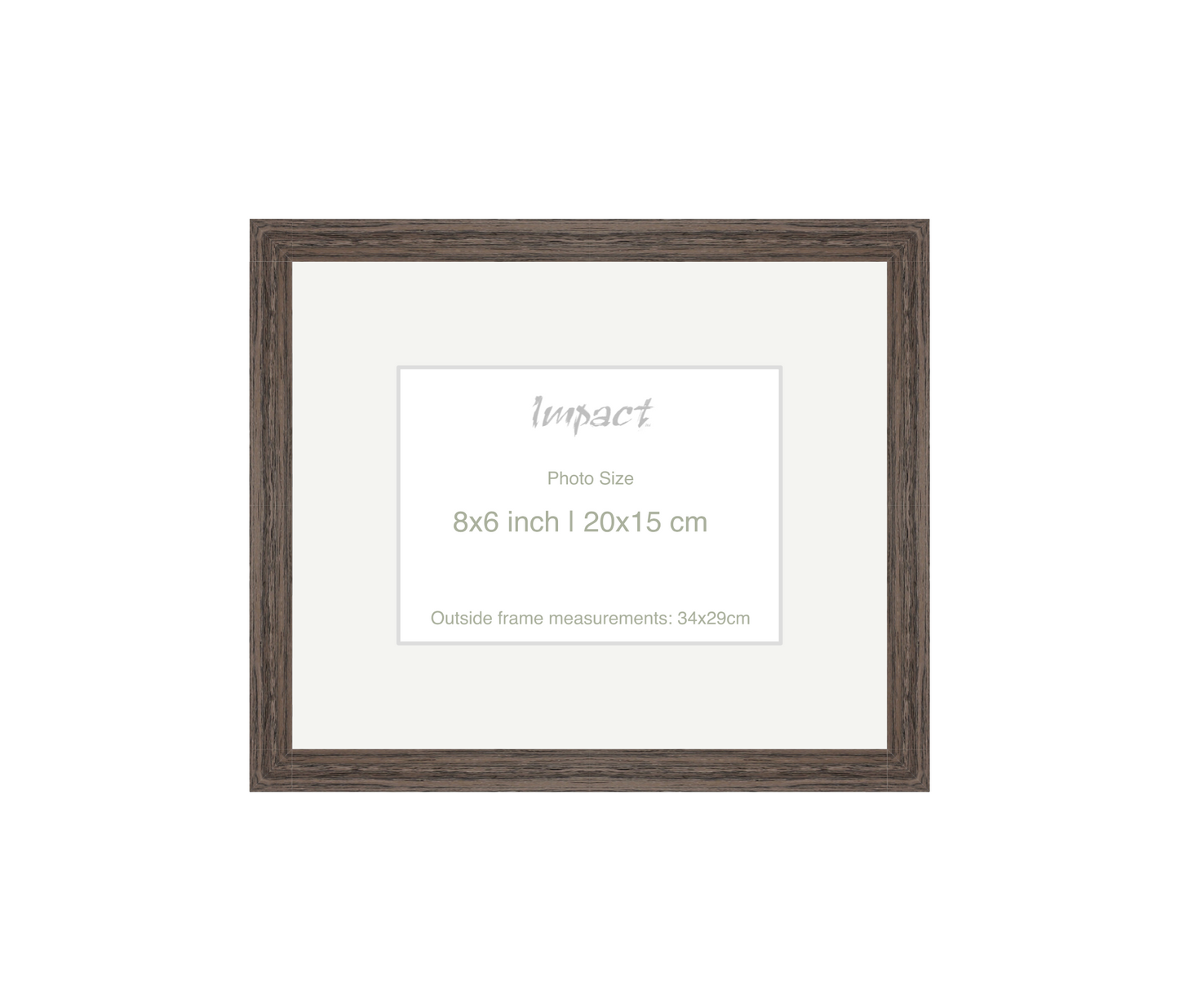 LOFT | 20mm Walnut Frame - Photo Size (8x6 inch | 20x15 cm)