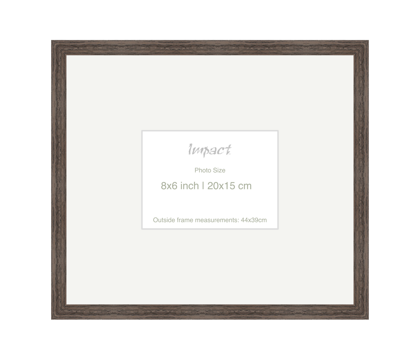 LOFT | 20mm Walnut Frame - Photo Size (8x6 inch | 20x15 cm)