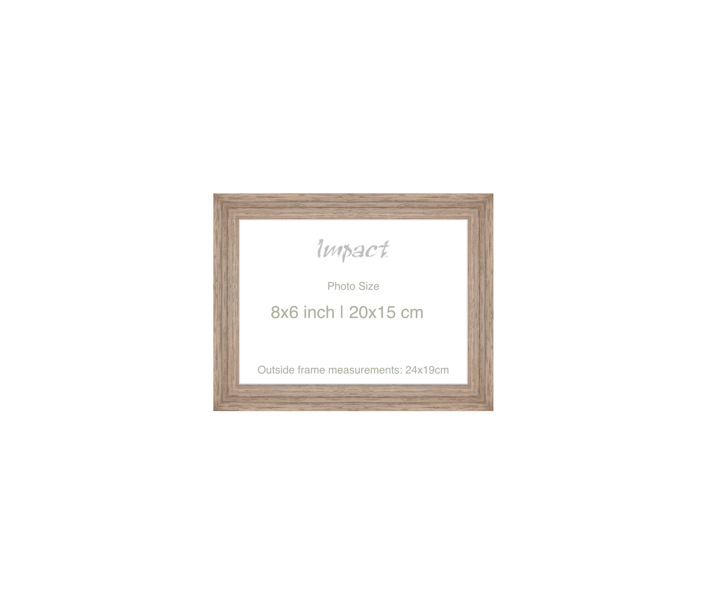 LOFT | 20mm Warm Walnut Frame - Photo Size (8x6 inch | 20x15 cm)
