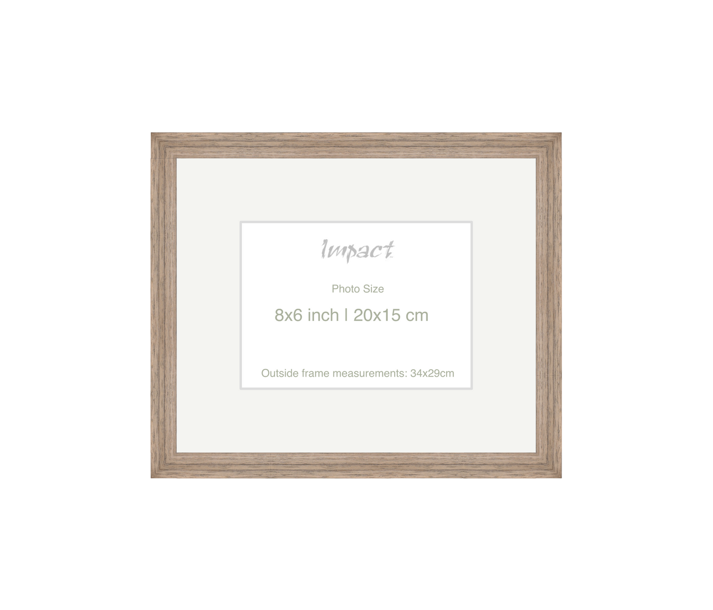 LOFT | 20mm Warm Walnut Frame - Photo Size (8x6 inch | 20x15 cm)
