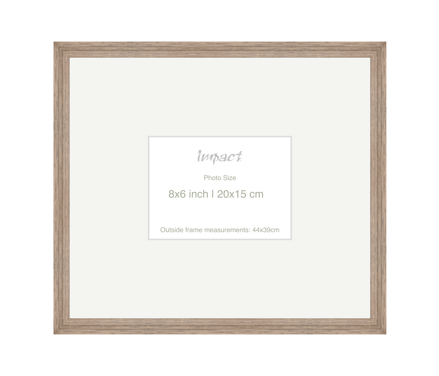 LOFT | 20mm Warm Walnut Frame - Photo Size (8x6 inch | 20x15 cm)