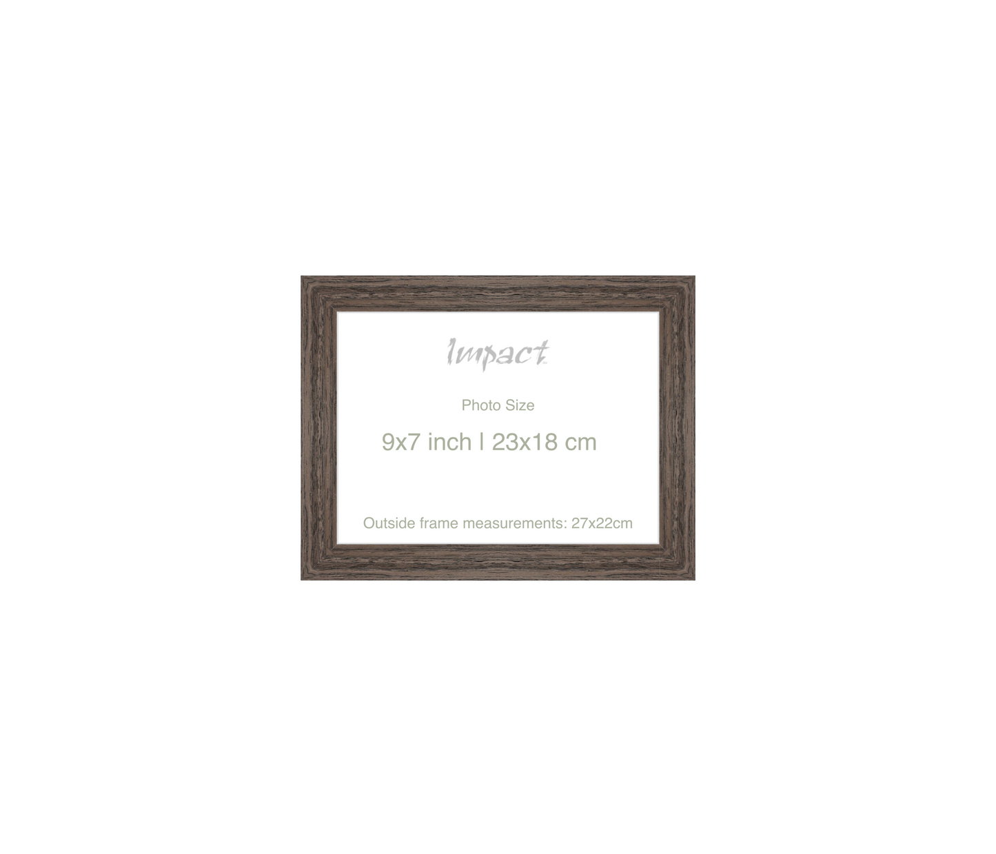 LOFT | 20mm Walnut Frame - Photo Size (9x7 inch | 23x18 cm)