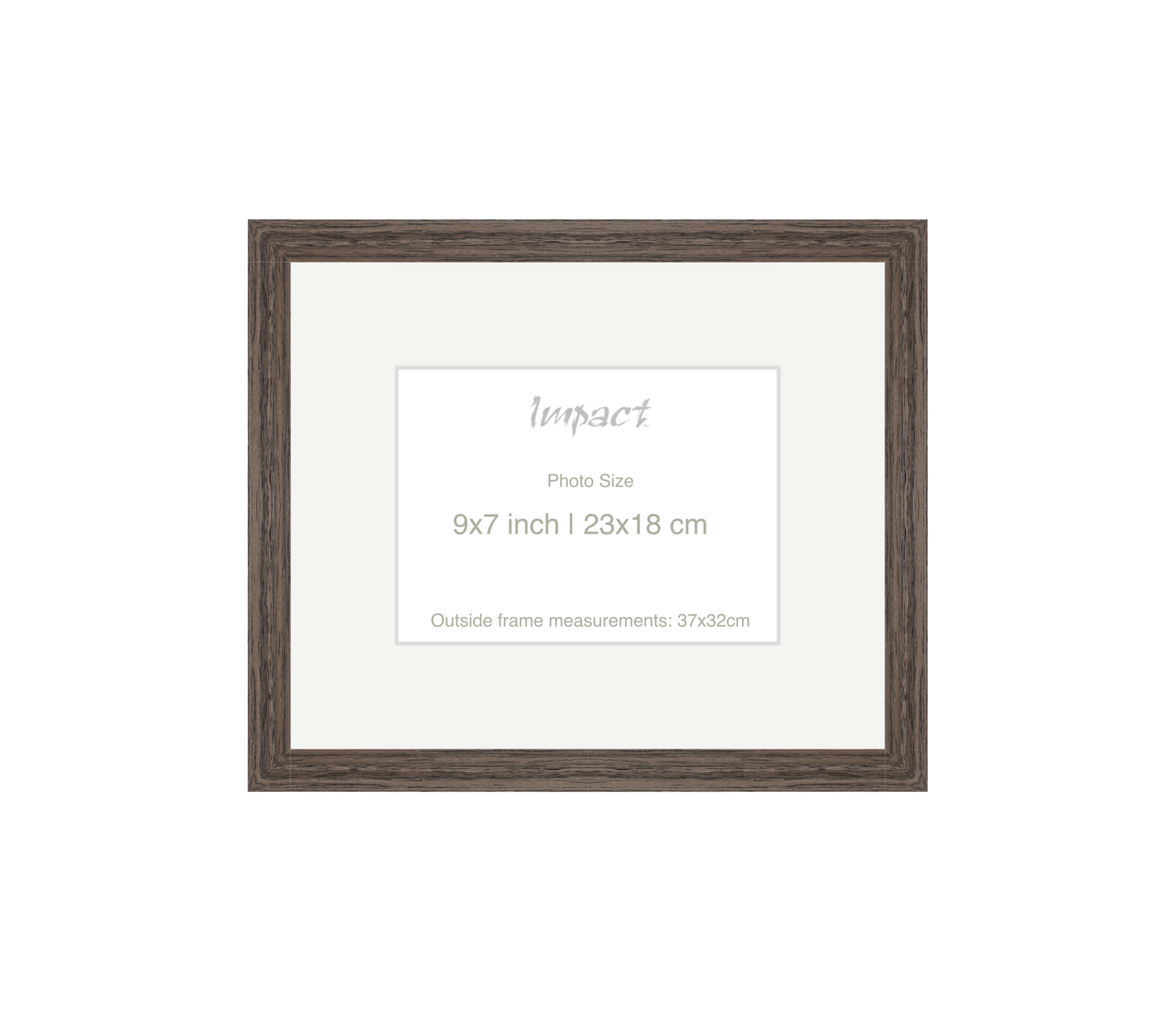 LOFT | 20mm Walnut Frame - Photo Size (9x7 inch | 23x18 cm)