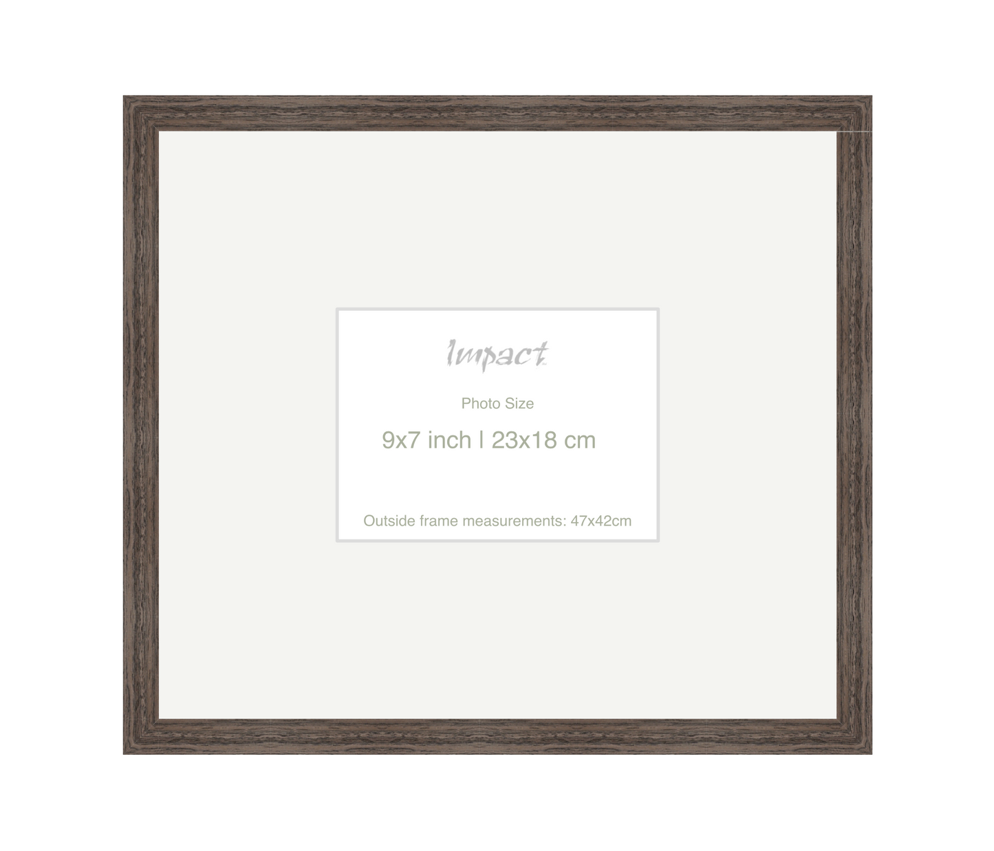 LOFT | 20mm Walnut Frame - Photo Size (9x7 inch | 23x18 cm)