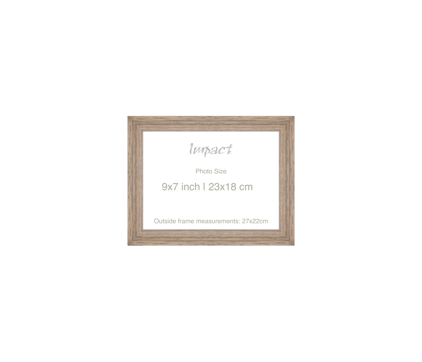 LOFT | 20mm Warm Walnut Frame - Photo Size (9x7 inch | 23x18 cm)