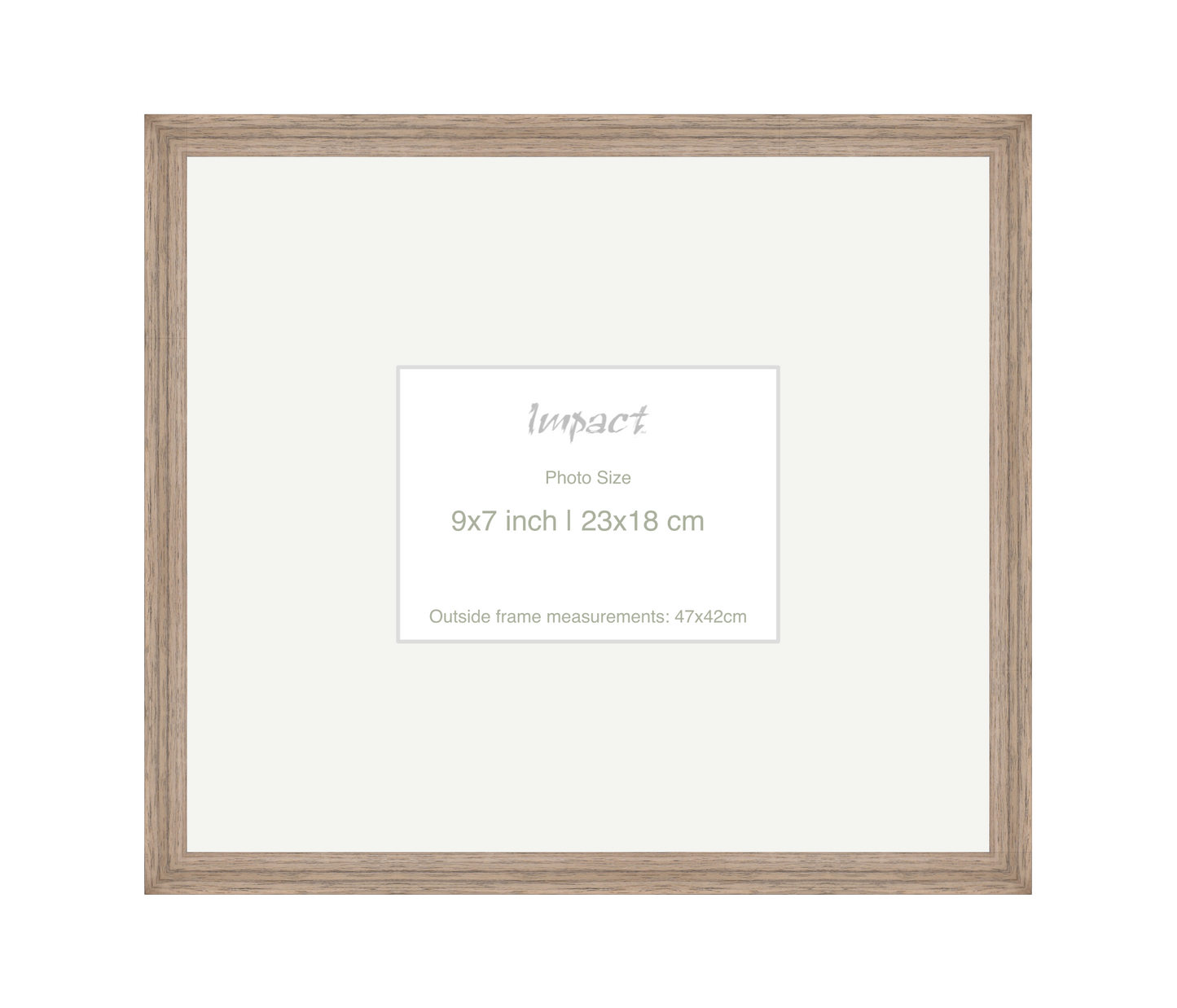 LOFT | 20mm Warm Walnut Frame - Photo Size (9x7 inch | 23x18 cm)