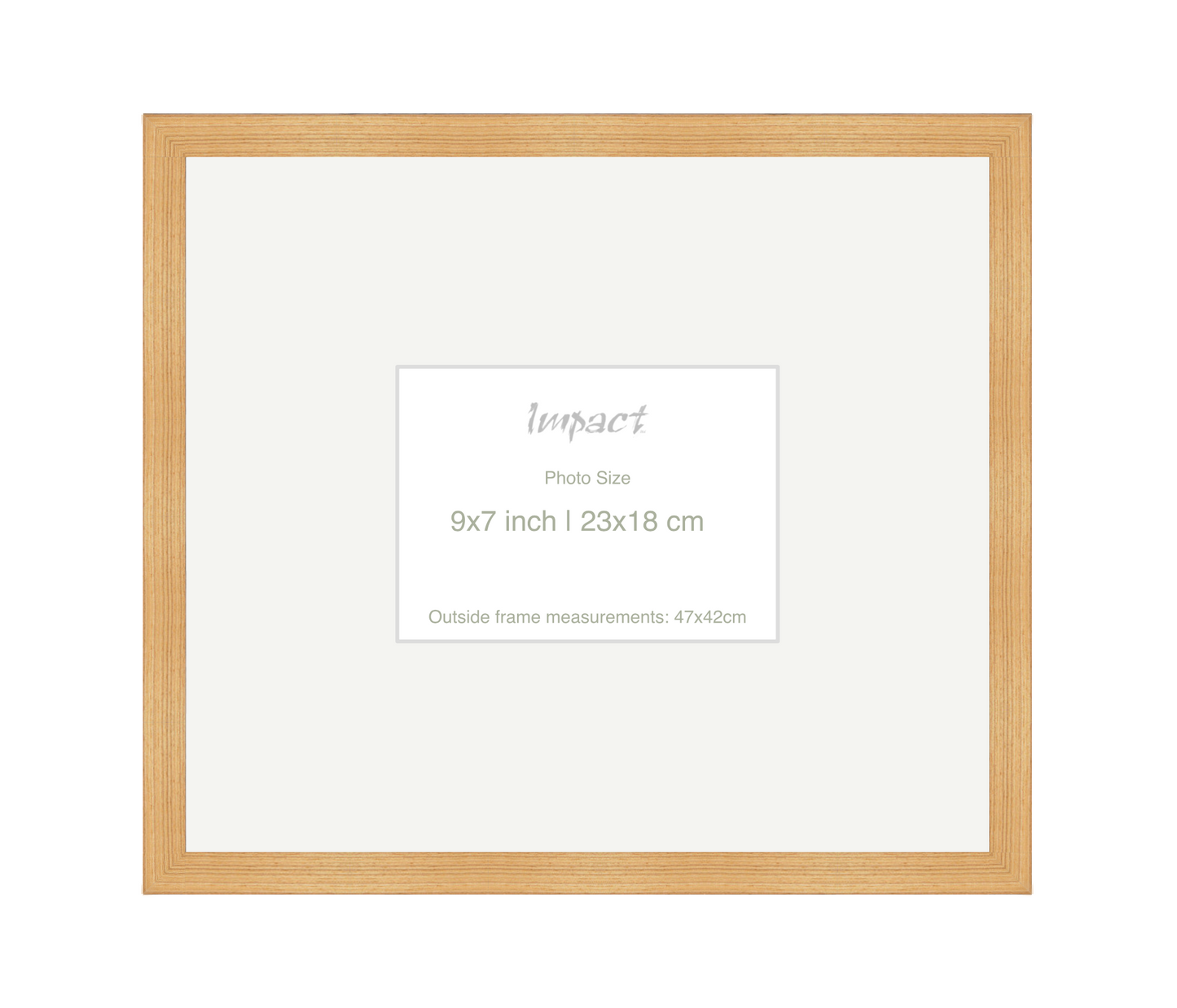 LOFT | 20mm Oak Frame - Photo Size (9x7 inch | 23x18 cm)