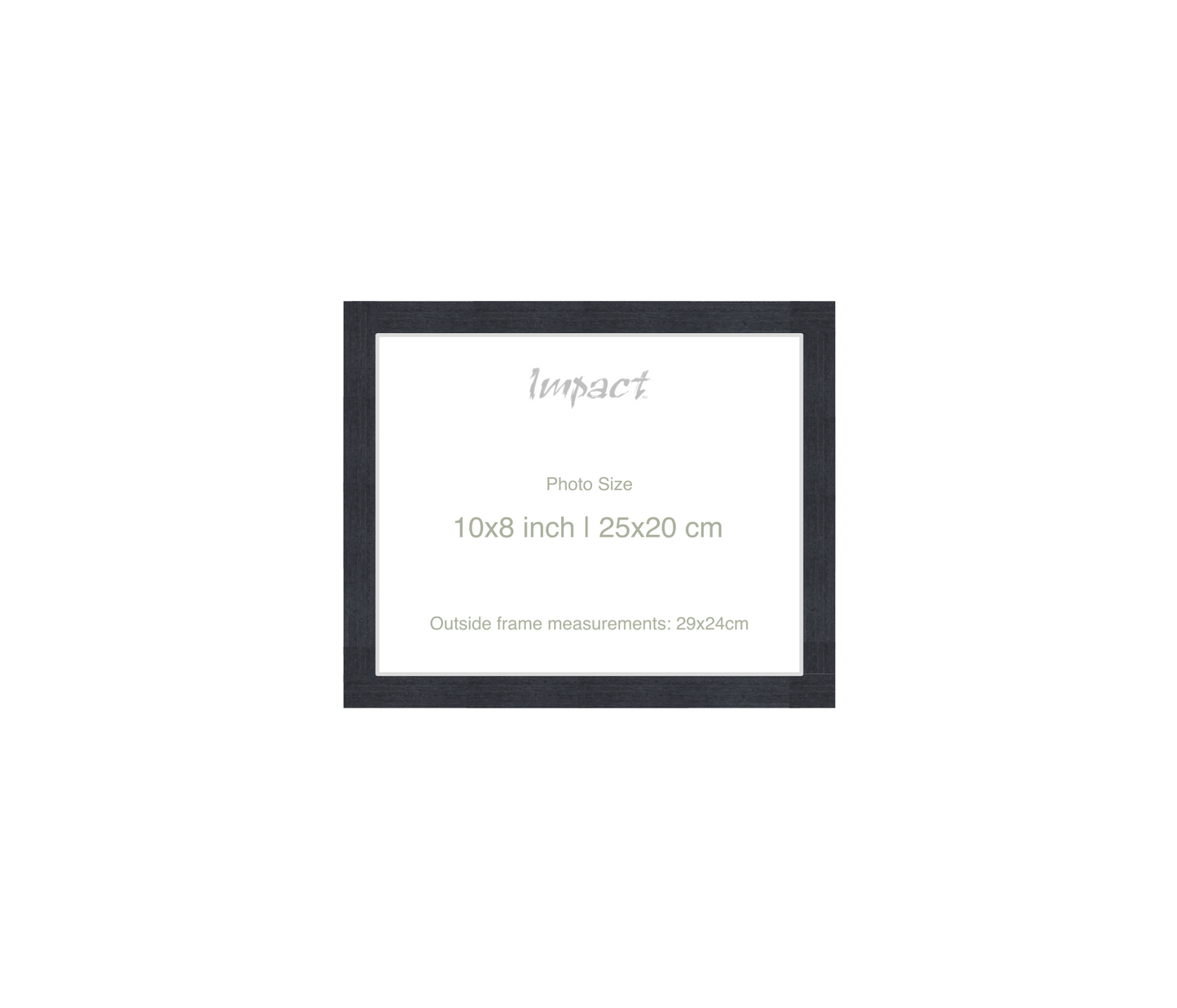 LOFT | 20mm Black Frame - Photo Size (10x8 inch | 25x20 cm)