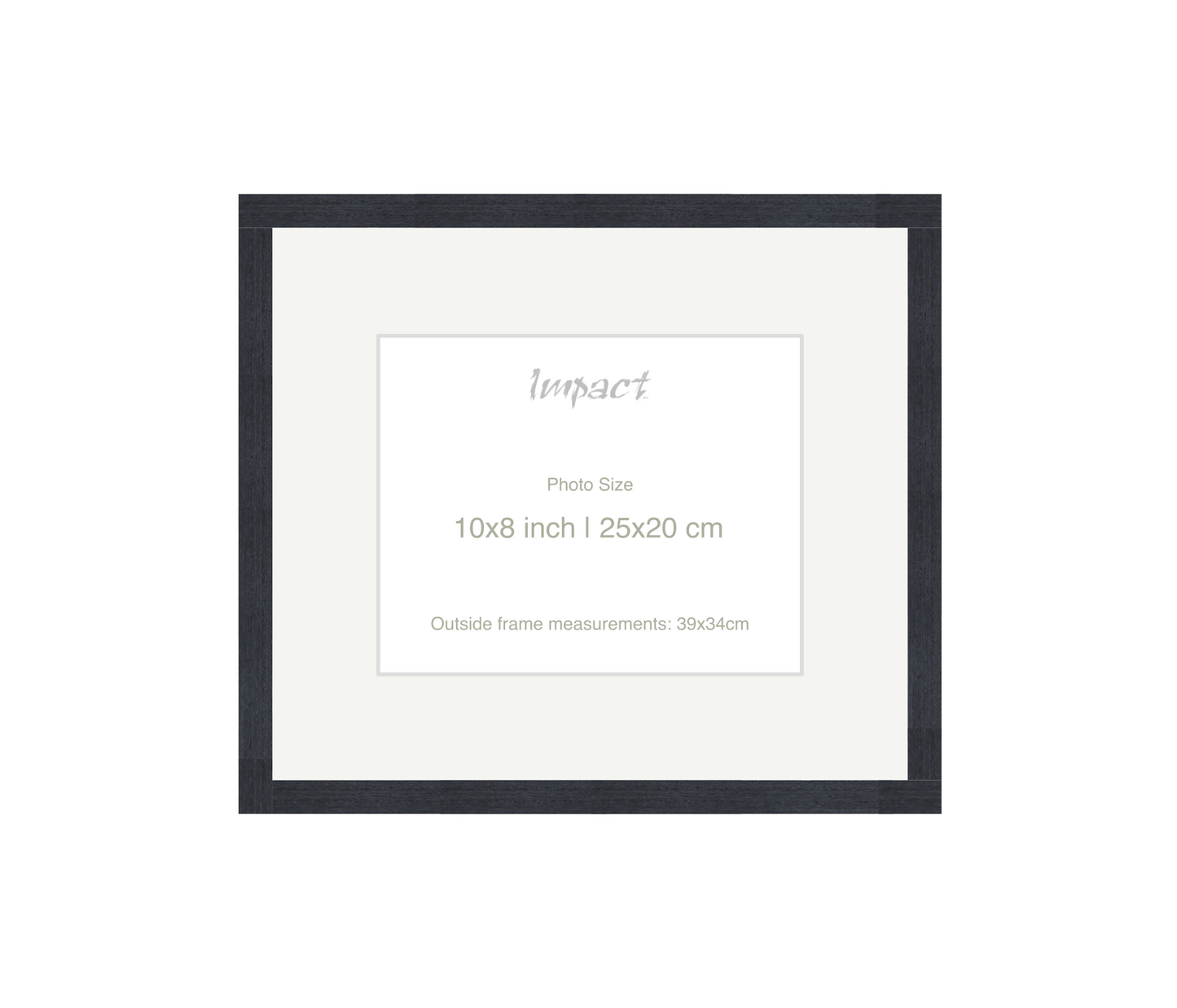 LOFT | 20mm Black Frame - Photo Size (10x8 inch | 25x20 cm)