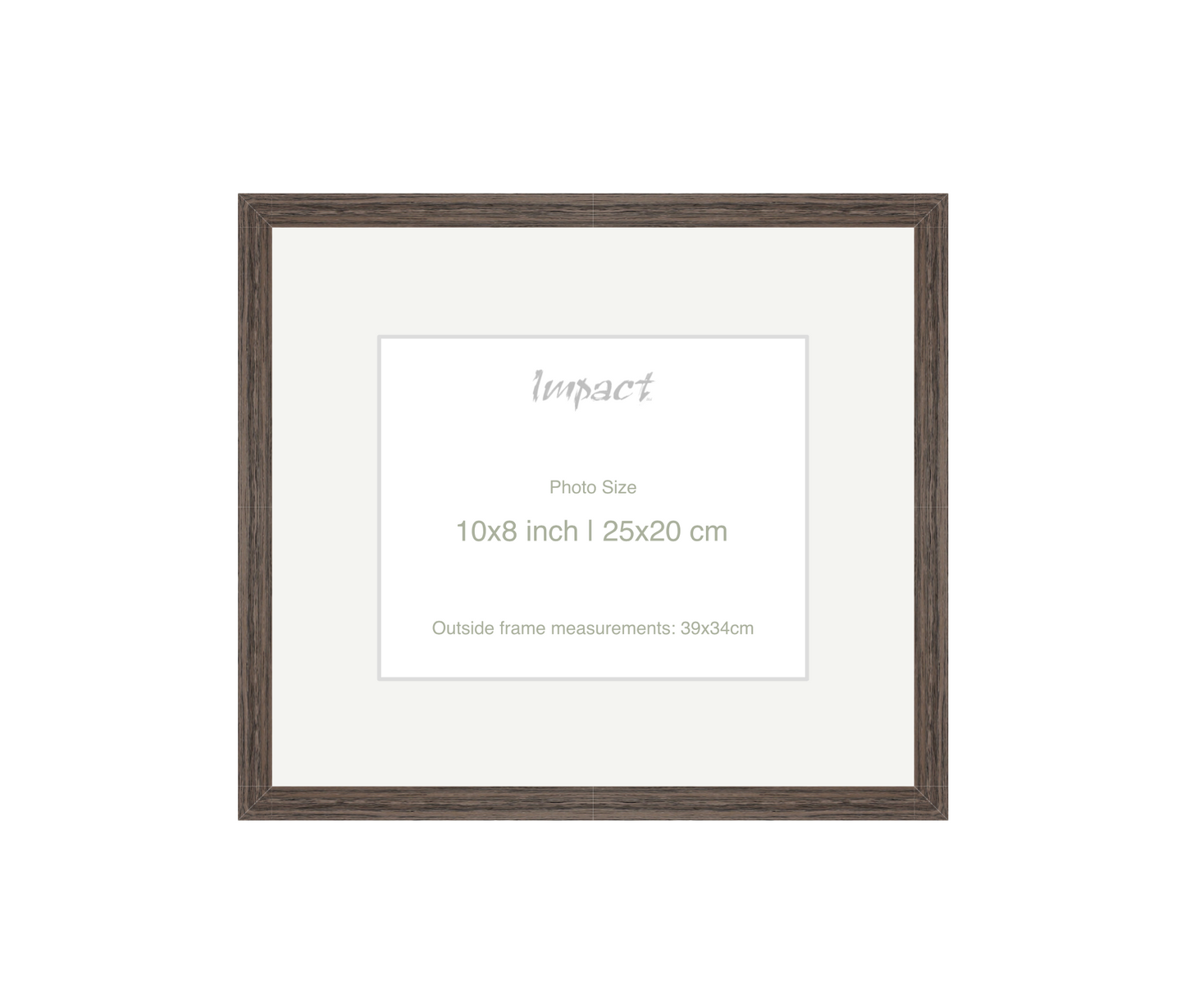 LOFT | 20mm Walnut Frame - Photo Size (10x8 inch | 25x20 cm)