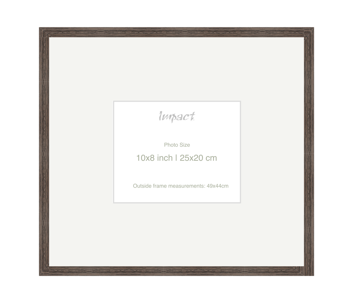 LOFT | 20mm Walnut Frame - Photo Size (10x8 inch | 25x20 cm)