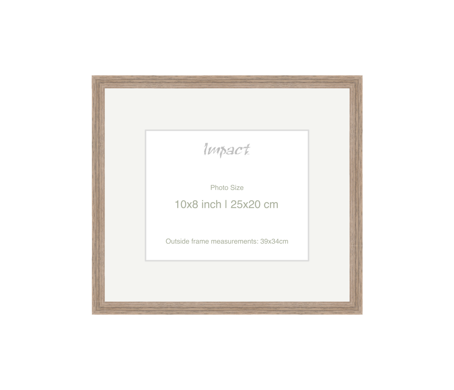 LOFT | 20mm Warm Walnut Frame - Photo Size (10x8 inch | 25x20 cm)