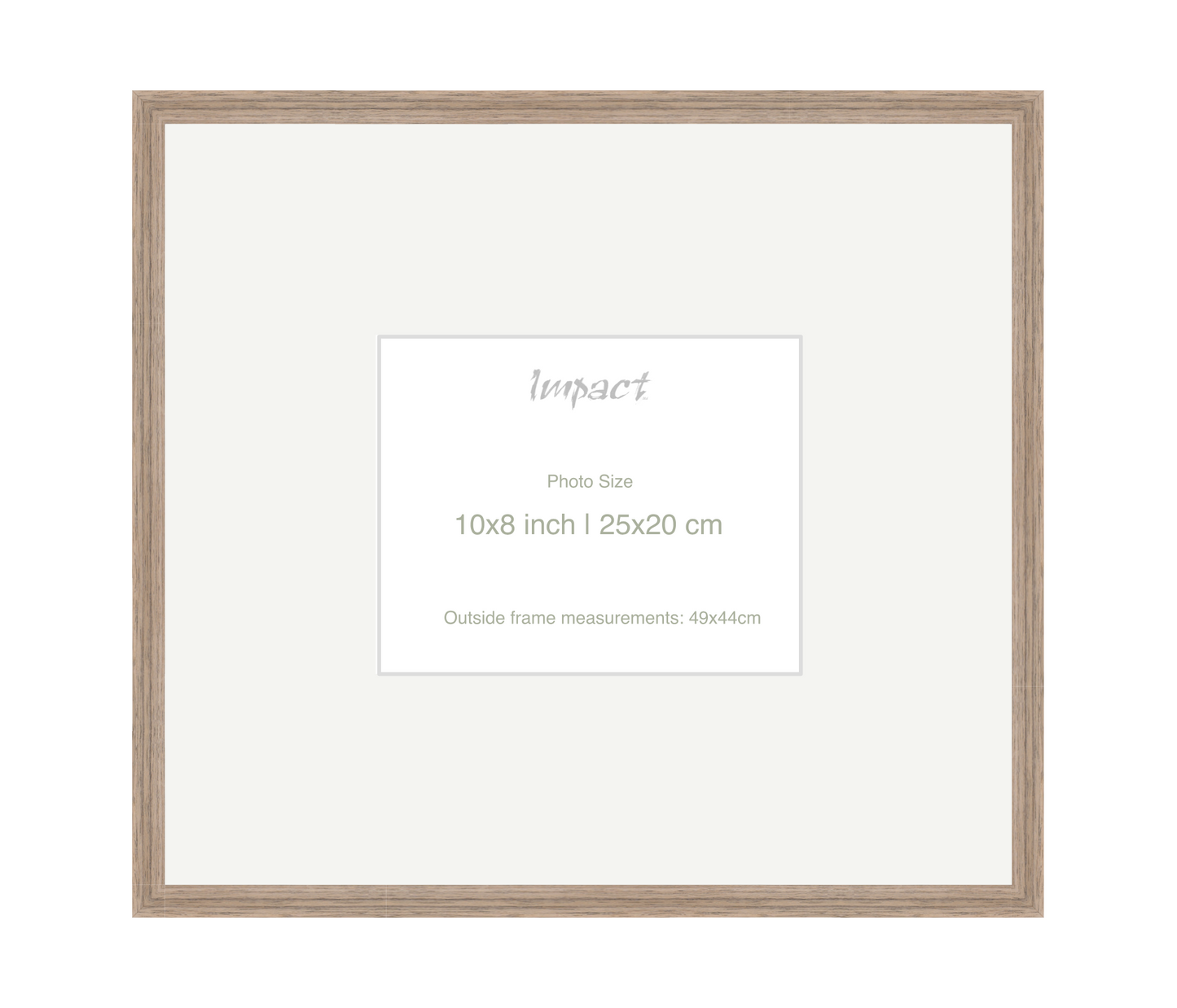 LOFT | 20mm Warm Walnut Frame - Photo Size (10x8 inch | 25x20 cm)