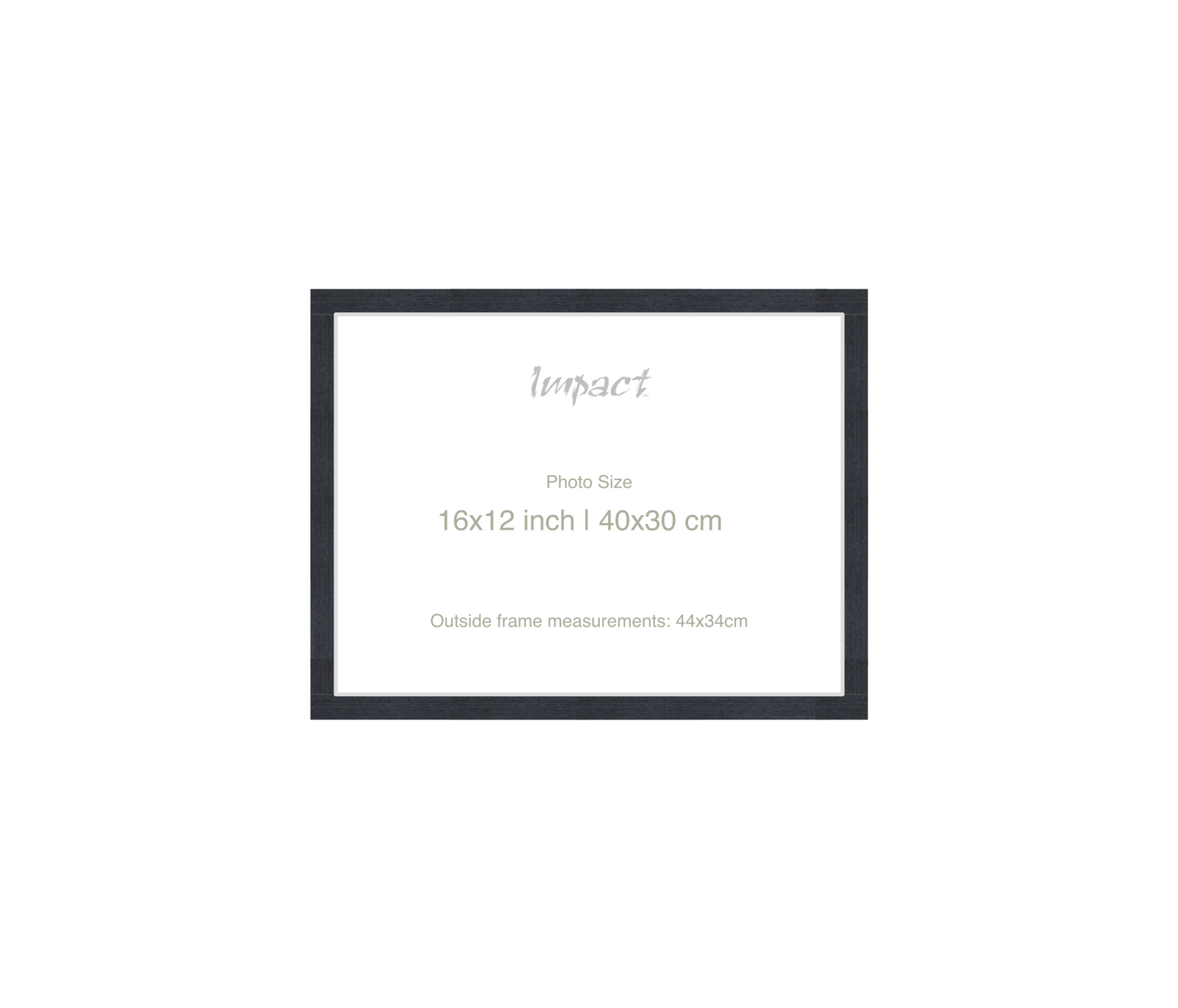 LOFT | 20mm Black Frame - Photo Size (16x12 inch | 40x30 cm)