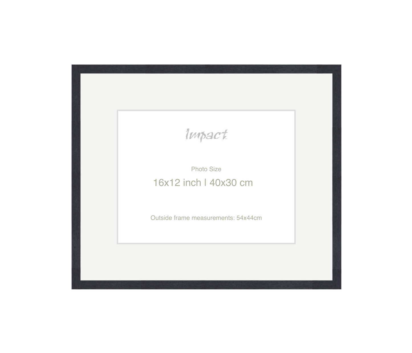 LOFT | 20mm Black Frame - Photo Size (16x12 inch | 40x30 cm)