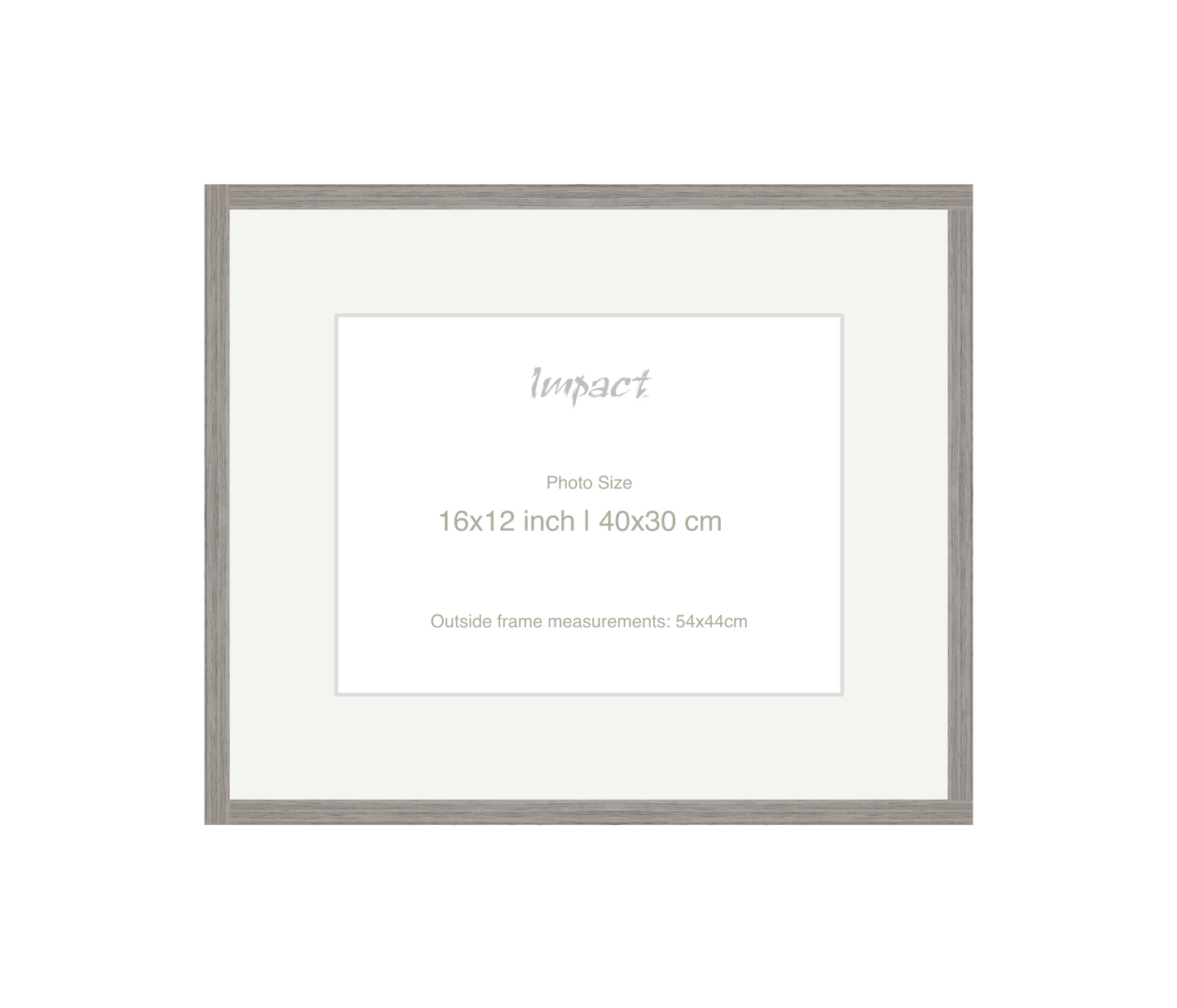 LOFT | 20mm Grey Frame - Photo Size (16x12 inch | 40x30 cm)