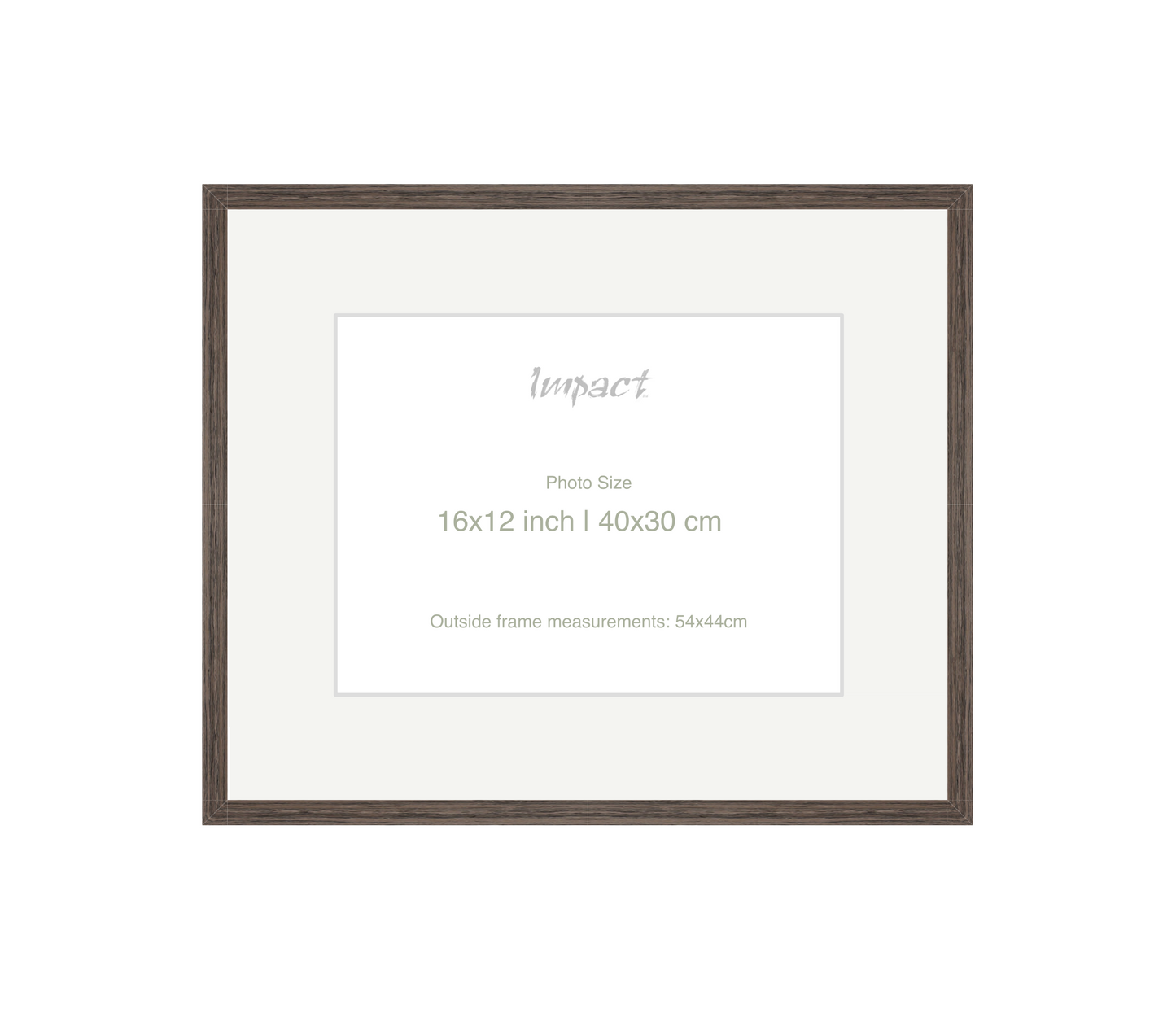 LOFT | 20mm Walnut Frame - Photo Size (16x12 inch | 40x30 cm)
