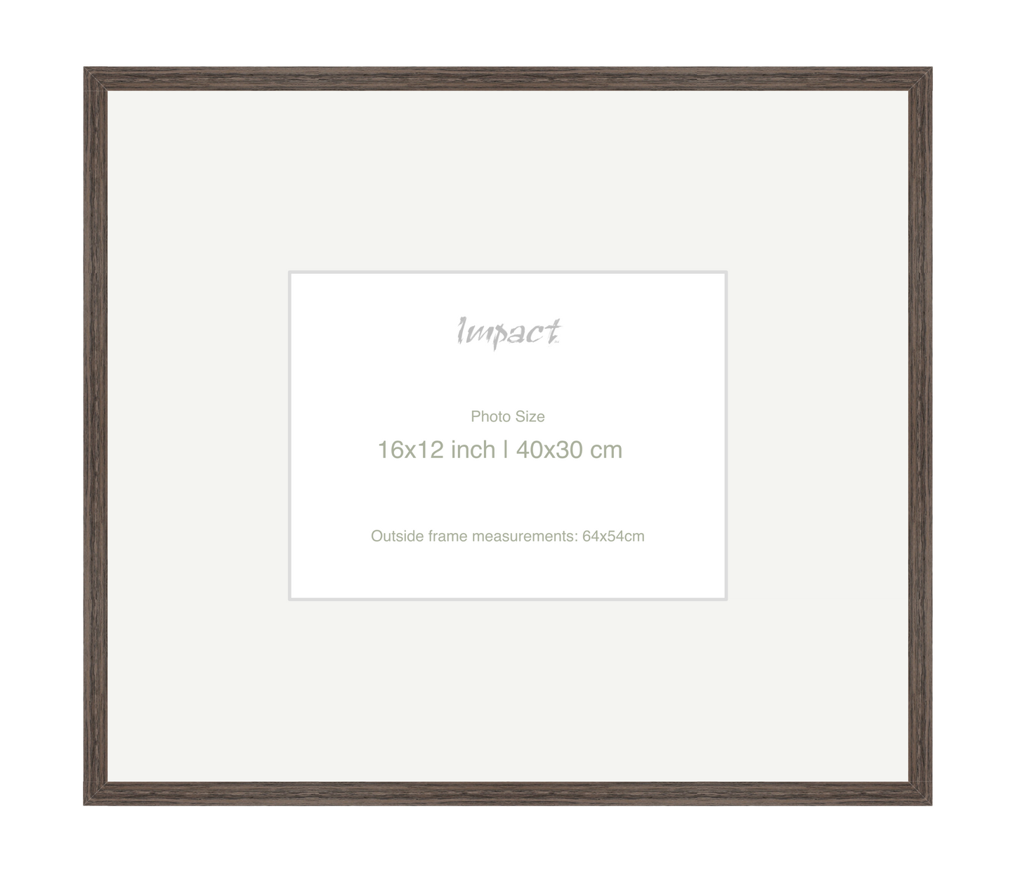 LOFT | 20mm Walnut Frame - Photo Size (16x12 inch | 40x30 cm)