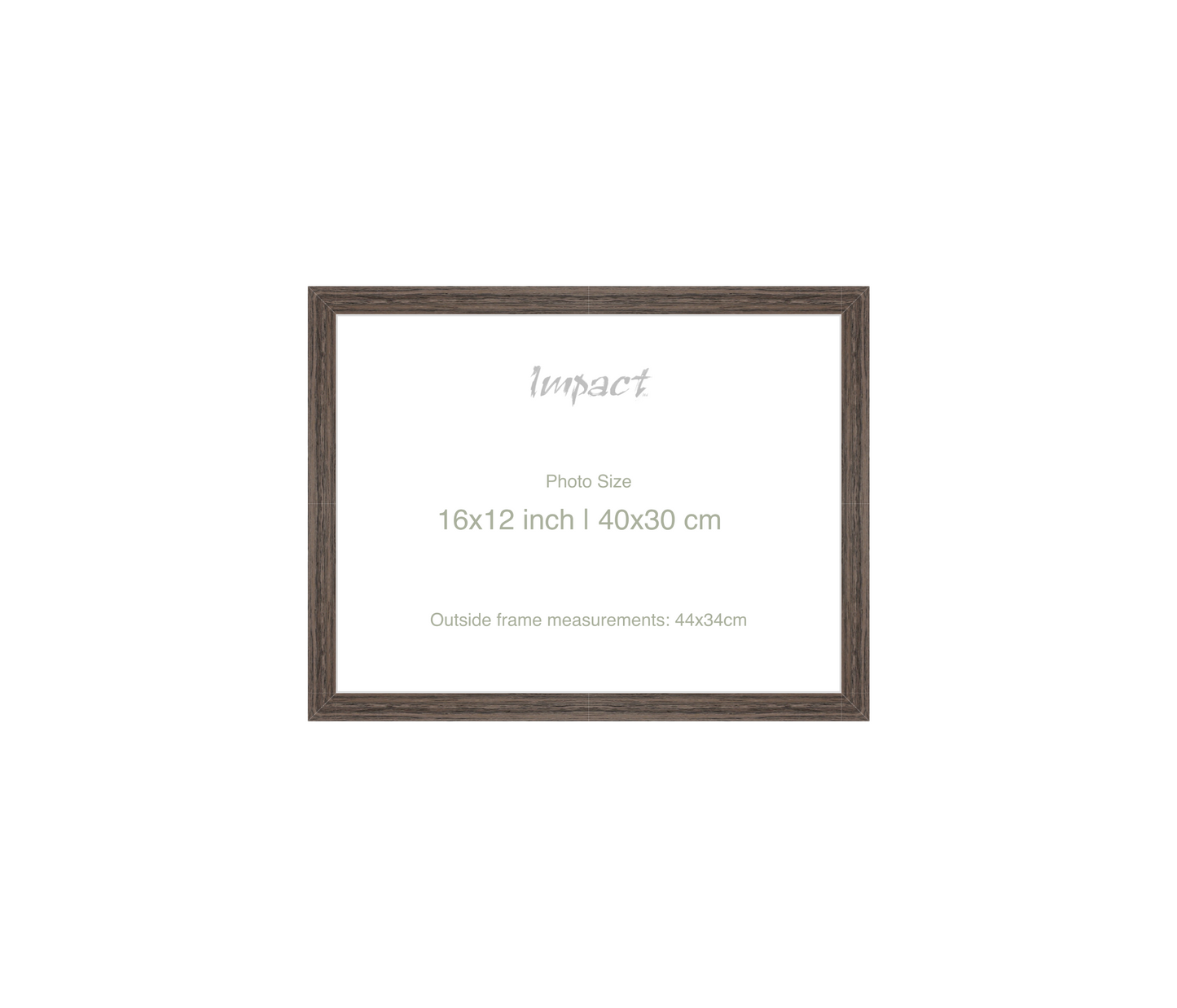 LOFT | 20mm Walnut Frame - Photo Size (16x12 inch | 40x30 cm)