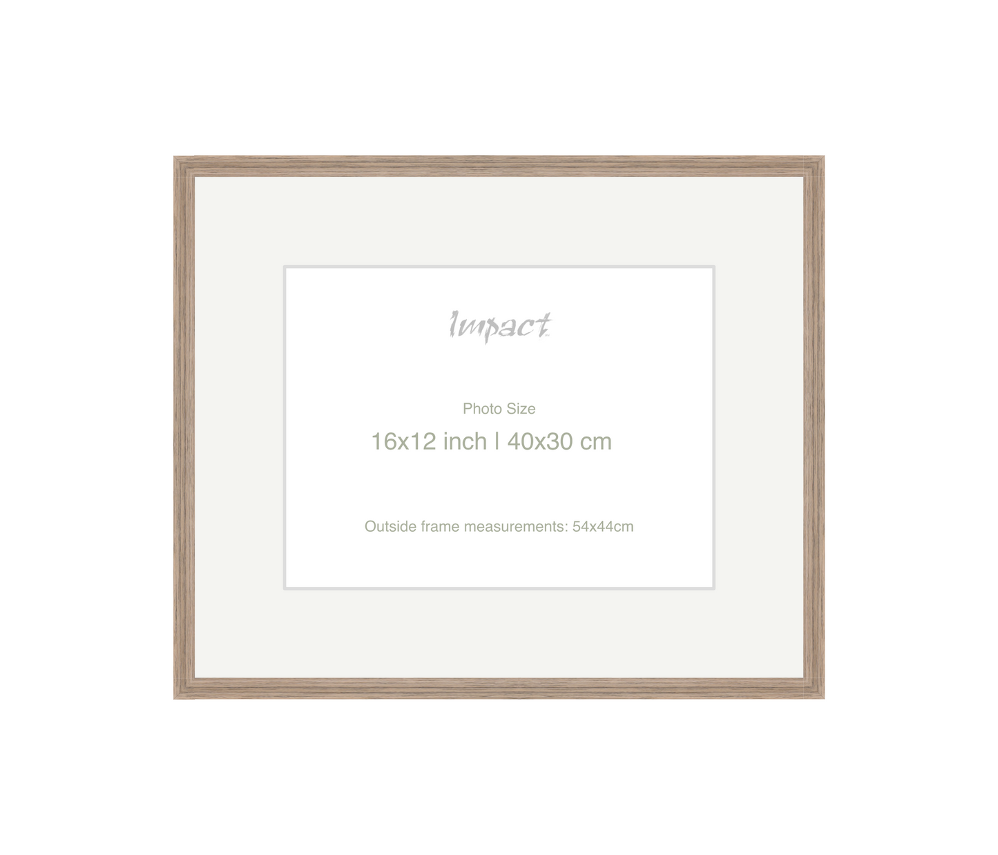 LOFT | 20mm Warm Walnut Frame - Photo Size (16x12 inch | 40x30 cm)