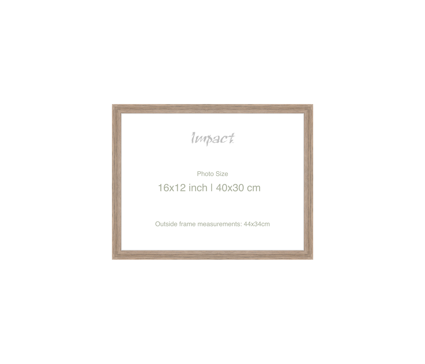 LOFT | 20mm Warm Walnut Frame - Photo Size (16x12 inch | 40x30 cm)