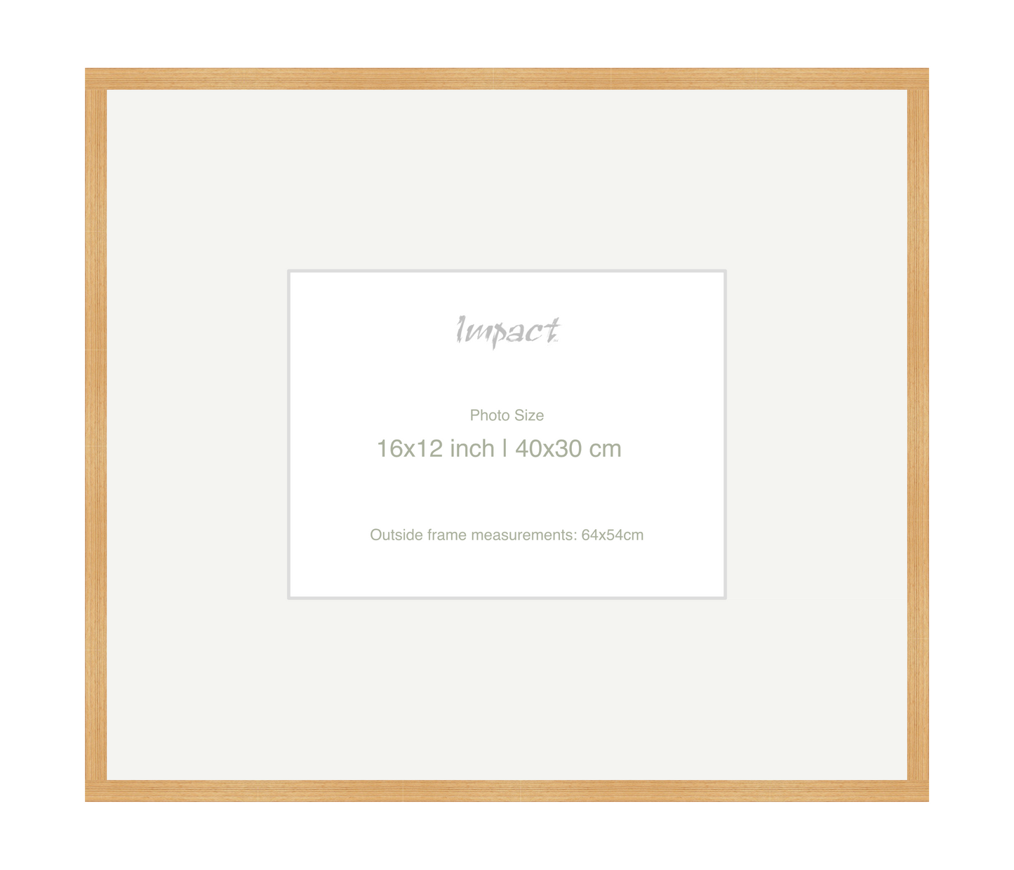 LOFT | 20mm Oak Frame - Photo Size (16x12 inch | 40x30 cm)