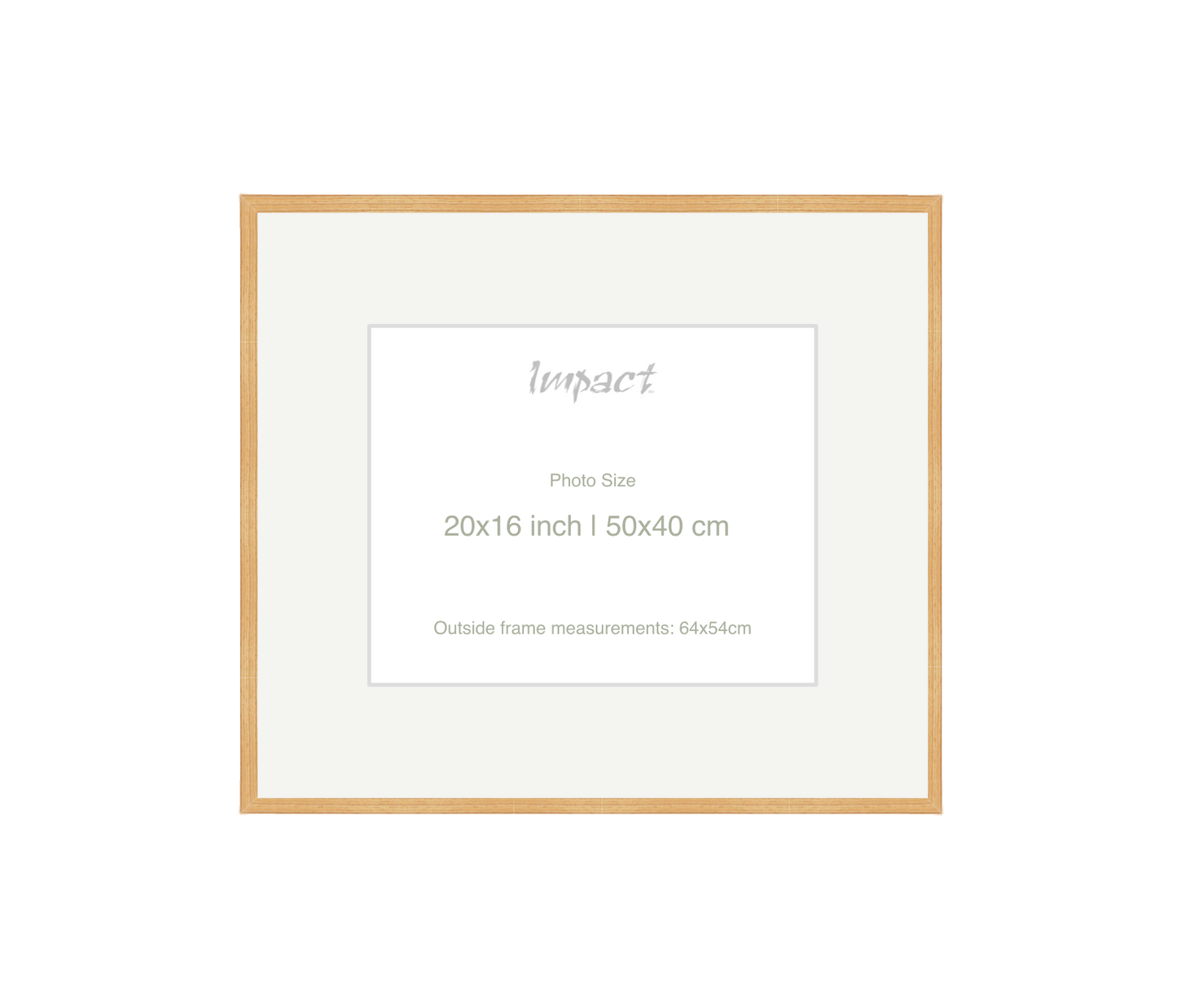 LOFT | 20mm Oak Frame - Photo Size (20x16 inch | 50x40 cm)