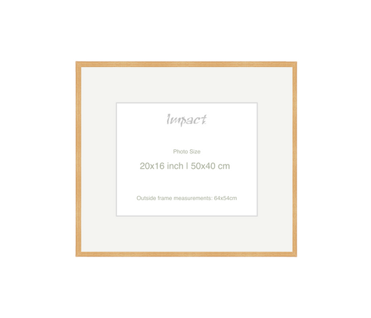 LOFT | 20mm Oak Frame - Photo Size (20x16 inch | 50x40 cm)