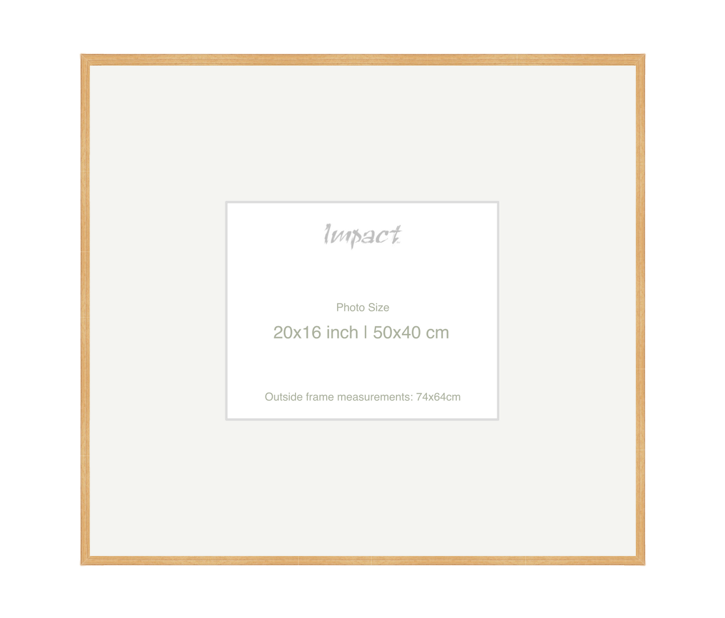 LOFT | 20mm Oak Frame - Photo Size (20x16 inch | 50x40 cm)