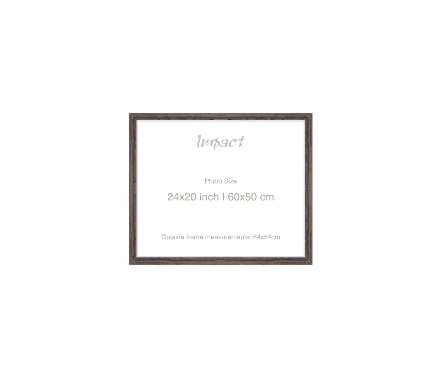 LOFT | 20mm Walnut Frame - Photo Size (24x20 inch | 60x50 cm)