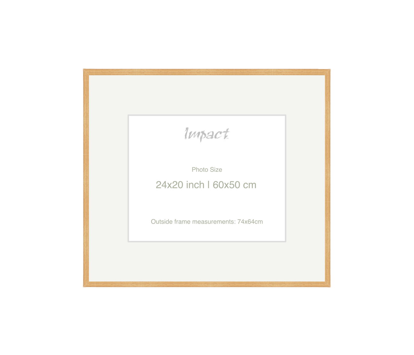 LOFT | 20mm Oak Frame - Photo Size (24x20 inch | 60x50 cm)