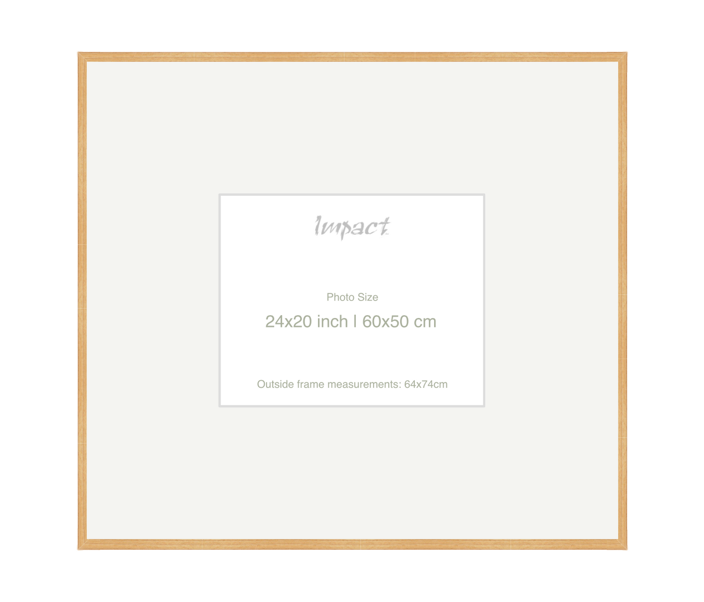 LOFT | 20mm Oak Frame - Photo Size (24x20 inch | 60x50 cm)