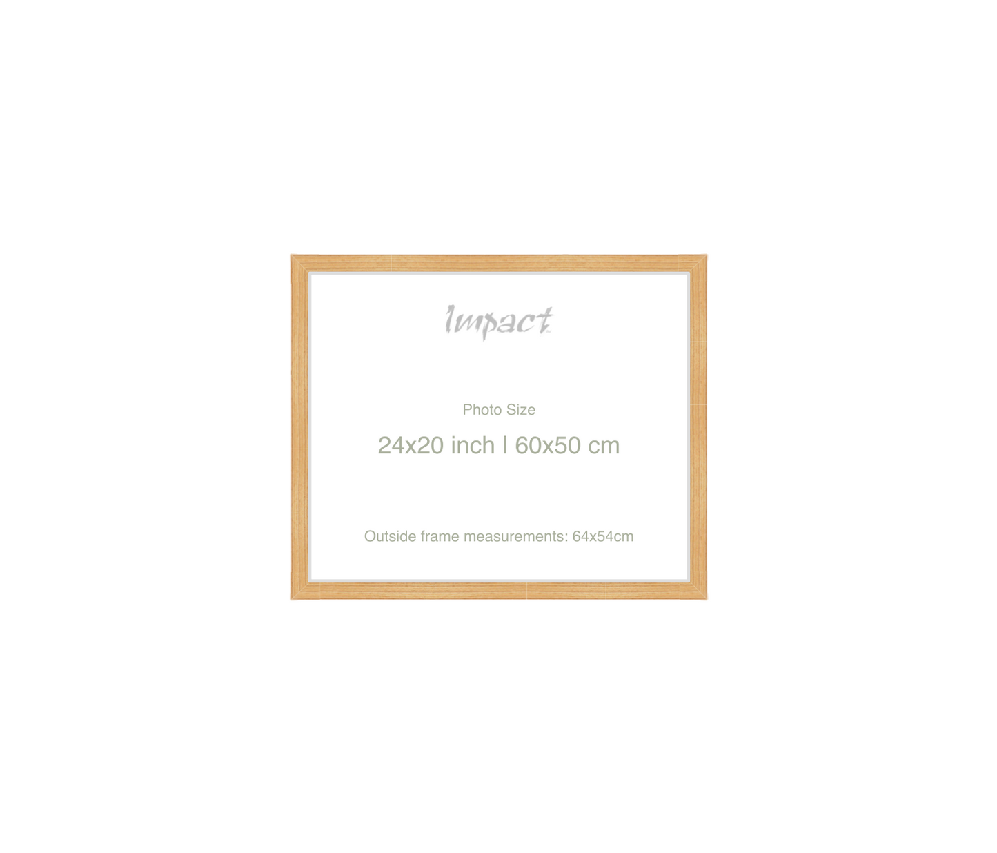 LOFT | 20mm Oak Frame - Photo Size (24x20 inch | 60x50 cm)