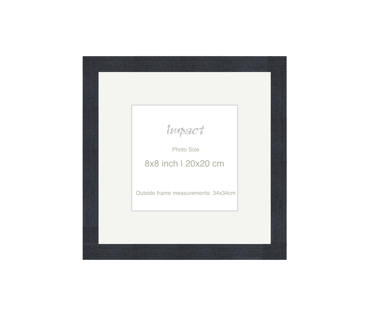 LOFT | 20mm Black Frame - Photo Size (8x8 inch | 20x20 cm)