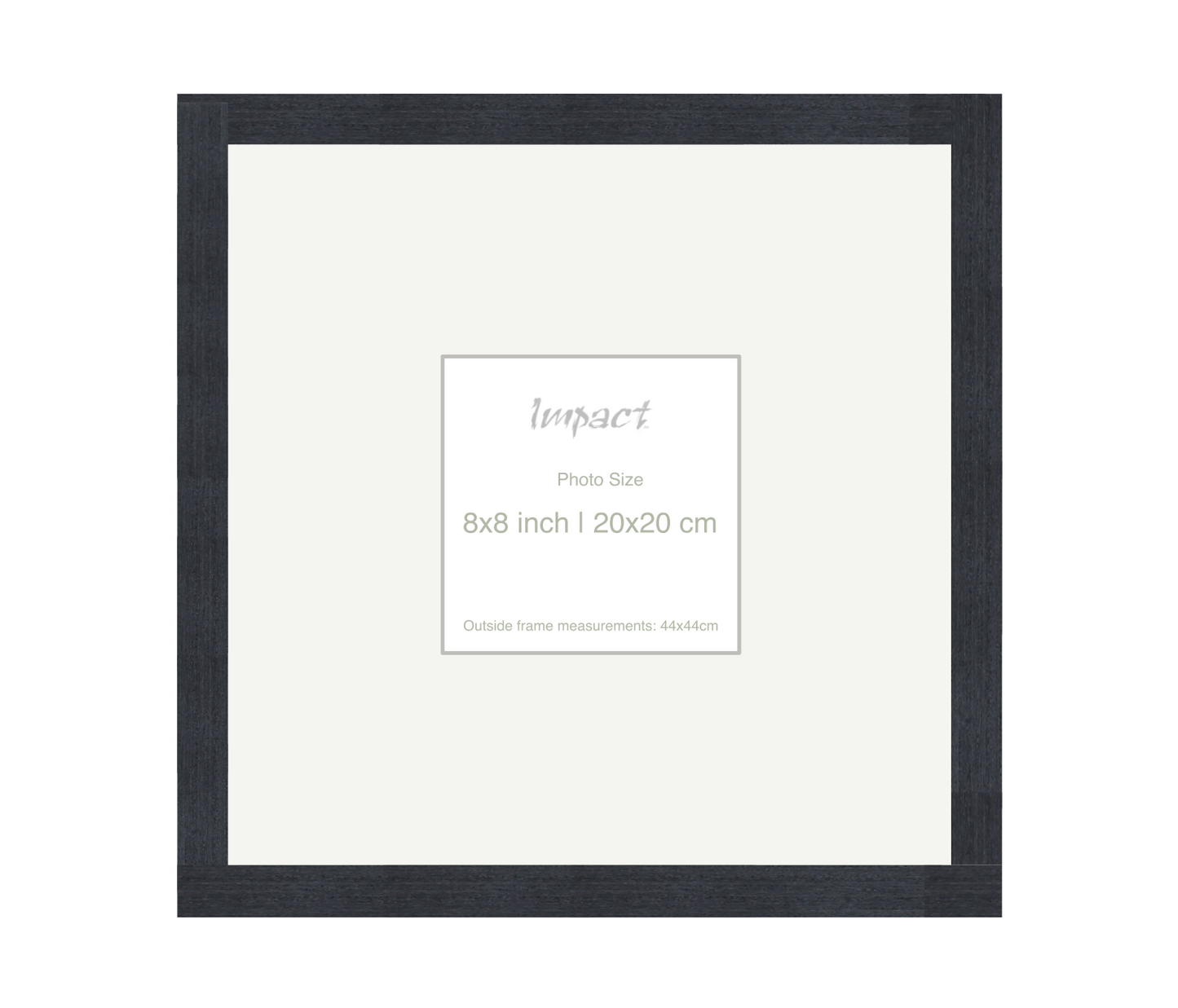LOFT | 20mm Black Frame - Photo Size (8x8 inch | 20x20 cm)